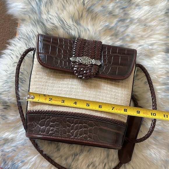 Boho Western Kaela Shoulder Bag Purse Bucket Bag Vegan Leather Grass Coastal - Picture 13 of 16